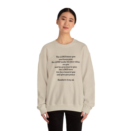 Inspirational Message Crewneck Sweatshirt with Bible Verse, Cozy Gift for Faith Lovers, Winter Fashion, Unisex Sweatshirt, Religious Apparel