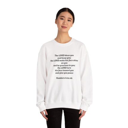 Inspirational Message Crewneck Sweatshirt with Bible Verse, Cozy Gift for Faith Lovers, Winter Fashion, Unisex Sweatshirt, Religious Apparel
