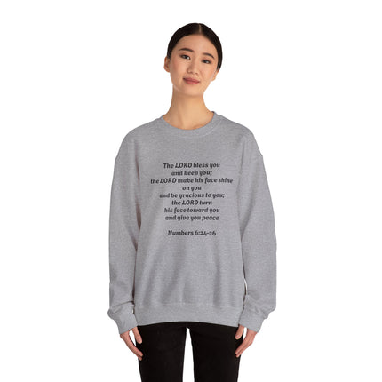 Inspirational Message Crewneck Sweatshirt with Bible Verse, Cozy Gift for Faith Lovers, Winter Fashion, Unisex Sweatshirt, Religious Apparel