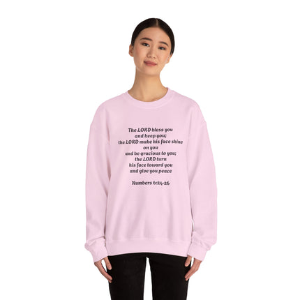 Inspirational Message Crewneck Sweatshirt with Bible Verse, Cozy Gift for Faith Lovers, Winter Fashion, Unisex Sweatshirt, Religious Apparel