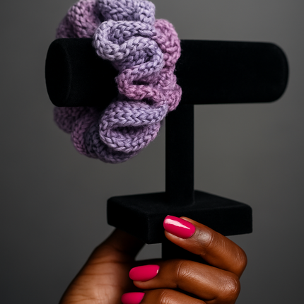 Crocheted scrunchies