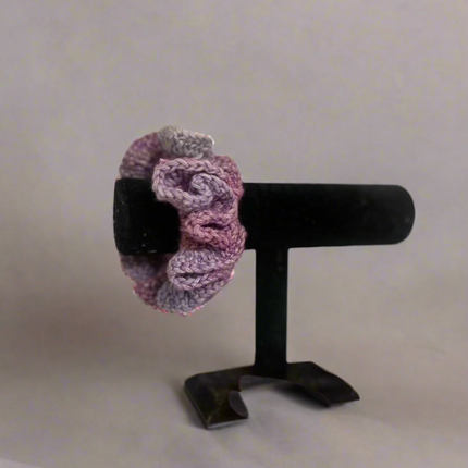 Crocheted scrunchies