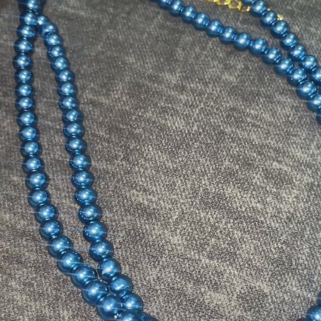 Beaded necklace set